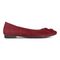 Vionic Amanda Ballet Flat with Arch Support - Wine - 4 right view