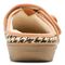 Vionic Carlin Women's Supportive Slippers - Cream/Tan - 5 back view