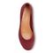 Vionic Hannah Women's Ballet Flats with Arch Support - Wine Suede - 3 top view