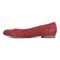 Vionic Hannah Women's Ballet Flats with Arch Support - Wine Suede - 2 left view