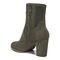 Vionic Kaylee Women's Supportive Ankle Boots - Olive Suede - Back angle