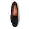 Vionic Willa Women's Slip-on Flat - Black Suede - 3 top view