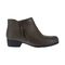 Rockport Works Carly Women's Steel Toe Safety Boot - Charcoal - Side View