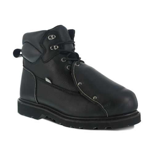 Iron Age Groundbreaker Men's Safety Toe Industrial Boot - Black - Profile View