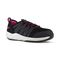 Reebok Work Women's Astroride Steel Toe Static Dissipative Athletic Shoe -  Black and Pink - Profile View