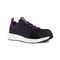Reebok Work Women's Fusion Flexweave Comp Toe Athletic Work Shoe EH - Black and Purple - Profile View