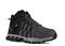 Reebok Work Men's Trailgrip Work Alloy Toe Shoe - Grey and Black - Profile View