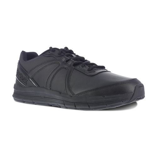 Reebok Work Men's Guide Industrial Soft Toe Shoe - Black - Profile View