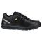 Reebok Work Men's Black Leather Work Shoes MetGuard ST SR Oxford - Black - Side View