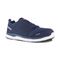 Reebok Work Men's Sublite Cushion Alloy Toe Comfort Athletic Work Shoe ESD - Navy - Profile View