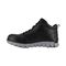 Reebok Work Men's Sublite Cushion Comp Toe Work Mid Boot EH - Black and Grey - Side View