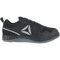 Reebok Work Men's Zprint Steel Toe Athletic Work Shoe ESD - Black and Dark Grey - Side View