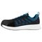 Reebok Work Men's Fusion Flexweave Comp Toe Athletic Work Shoe - Black and Blue - Side View