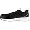 Reebok Work Men's Fusion Flexweave Comp Toe Athletic Work Shoe ESD - Black and White - Side View