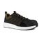 Reebok Work Men's Fusion Flexweave Comp Toe Athletic Work Shoe ESD - Black and Khaki Brown - Profile View