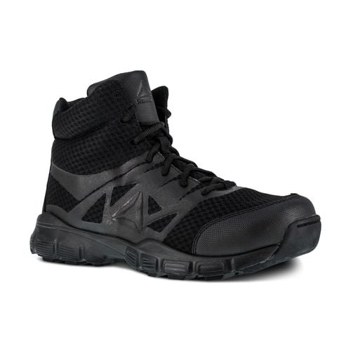 Reebok Duty Men's Dauntless Ultra-Light Tactical Soft Toe Boot - Black - Profile View