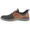 Rockport Works Men's Truflex Work Comp Toe Dress Oxford - Blue and Tan - Side View