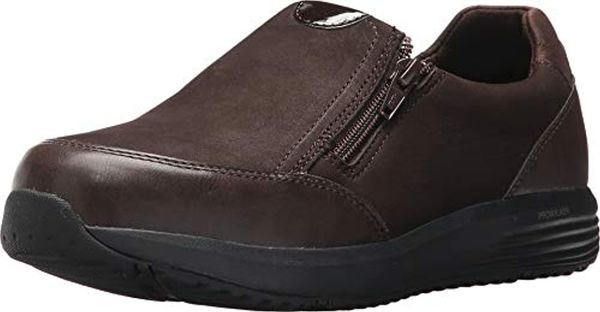 Rockport Works Women's Trustride Work Steel Toe Dress Shoe - Dark Brown