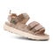 Gravity Defyer Cafe Women's Stress Recovery Sandals - Tan - Profile View