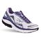 Gravity Defyer Women's G-Defy Mighty Walk Athletic Shoes - White / Purple - Profile View