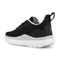 Gravity Defyer Women's XLR8 Running Shoes - Black/Silver - Profile View