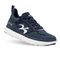 Gravity Defyer Men's XLR8 Running Shoes - Blue / White - Profile View
