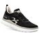 Gravity Defyer Men's XLR8 Running Shoes - Black / Silver - Profile View
