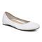 Vionic Alexa Women's Orthotic Ballet Flat - White - 1 profile view