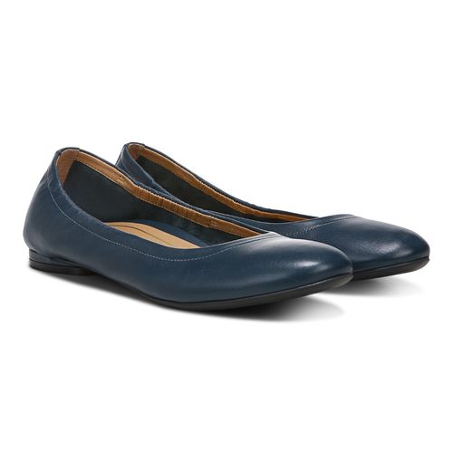 Vionic Alexa Women's Orthotic Ballet Flat - Navy - Pair