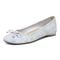 Vionic Callisto Women's Ballet Flats - Arctic Ice Botanical - Left angle