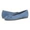 Vionic Callisto Women's Ballet Flats - Blue Shadow - pair left angle