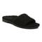 Vionic Demi Women's Heeled Slide Sandal - Black Curly Shear - Angle main