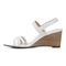 Vionic Emmy Woemn's Backstrap Wedge Sandal - 2 left view - White