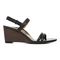 Vionic Emmy Woemn's Backstrap Wedge Sandal - 4 right view - Black