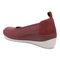 Vionic Jacey Women's Slip-on Wedge Shoe - Shiraz - Back angle