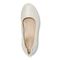 Vionic Jacey Women's Slip-on Wedge Shoe - Cream Woven - Top