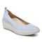 Vionic Jacey Women's Slip-on Wedge Shoe - Blue Haze - Angle main