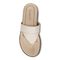 Vionic Jillian Women's Toe Post Platform Sandal - Cream - 3 top view