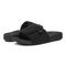 Vionic Keira Women's Orthotic Slide Sandal - Black Shearl - pair left angle