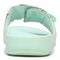 Vionic Keira Women's Orthotic Slide Sandal - Seafoam - 5 back view