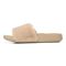 Vionic Keira Women's Orthotic Slide Sandal - Ginger Root Shearling Left Side