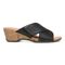Vionic Leticia Women's Wedge Comfort Sandal - 4 right view - Black
