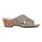 Vionic Leticia Women's Wedge Comfort Sandal - 4 right view - Aluminum