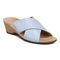 Vionic Leticia Women's Wedge Comfort Sandal - Blue Haze - Angle main