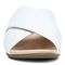 Vionic Leticia Women's Wedge Comfort Sandal - 6 front view - White