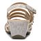 Vionic Tess Women's Backstrap Wedge Comfort Sandal - Cream - 5 back view