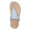 Vionic Wanda Women's Leather T-Strap Supportive Sandal - Blue Haze - Top