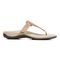 Vionic Wanda Women's Leather T-Strap Supportive Sandal - Macaroon Leather - 4 right view