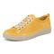 Vionic Winny Women's Casual Sneaker - Butter Yellow - Left angle