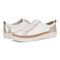 Vionic Winny Women's Casual Sneaker - White/gold - pair left angle